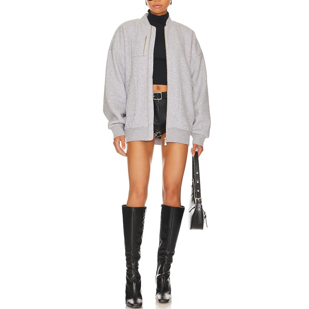 Lovers + Friends | Jaida Bomber
Jacket in Heather Grey